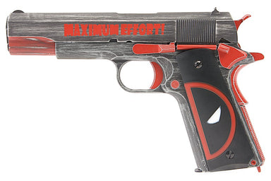 AW Custom Deadpool 'Maximum Effort' 1911 GBB Pistol