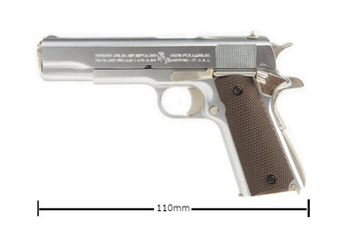 Blackcat Airsoft 1/2 Scale High Precision Mini Model Gun 1911 (Silver)
