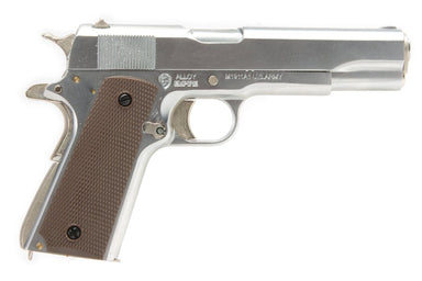 Blackcat Airsoft 1/2 Scale High Precision Mini Model Gun 1911 (Silver)