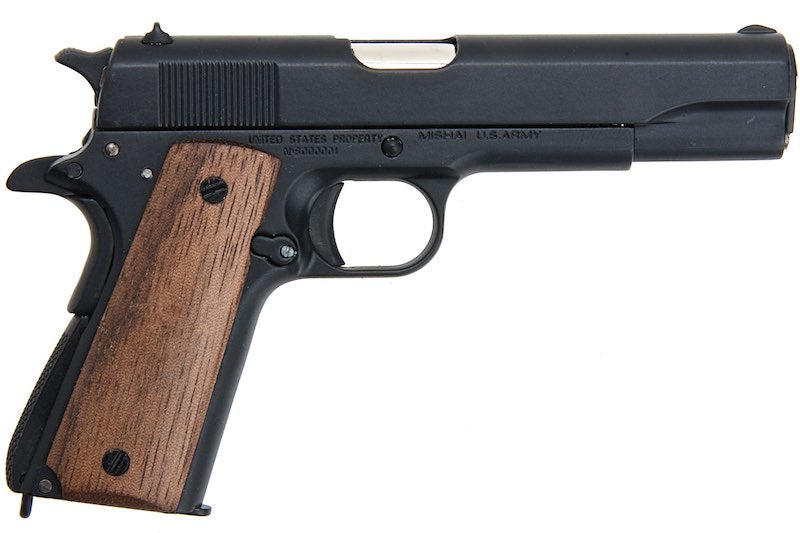 Blackcat Airsoft 1/2 Scale High Precision Min Model Gun 1911 with Wooden Grip (Limited Edition)