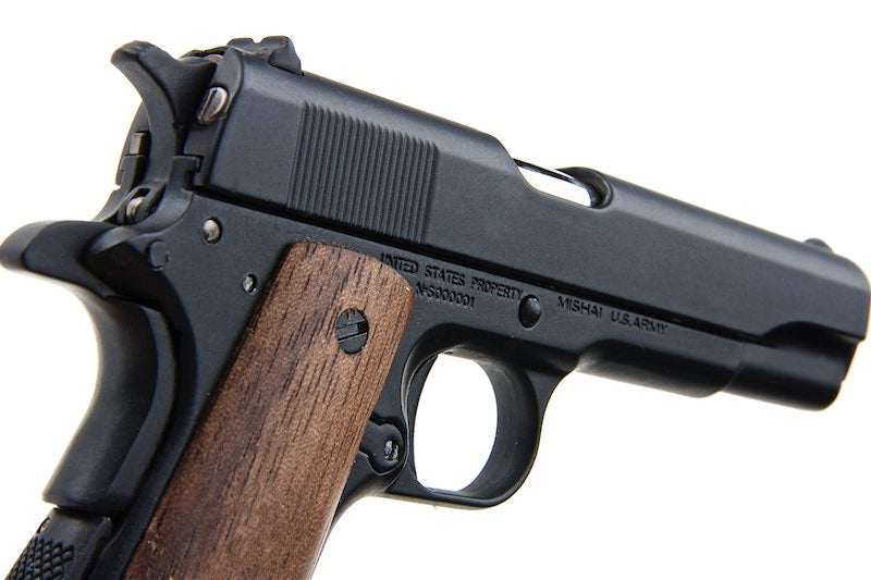 Blackcat Airsoft 1/2 Scale High Precision Min Model Gun 1911 with Wooden Grip (Limited Edition)
