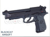 Blackcat Mini Model Gun - M92F (Shell Eject, Black)