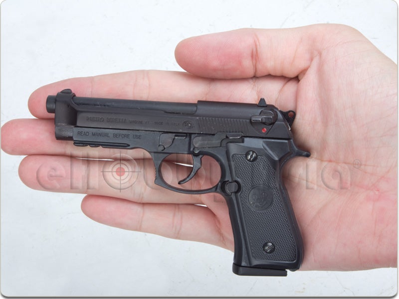Blackcat Mini Model Gun - M92F (Shell Eject, Black)