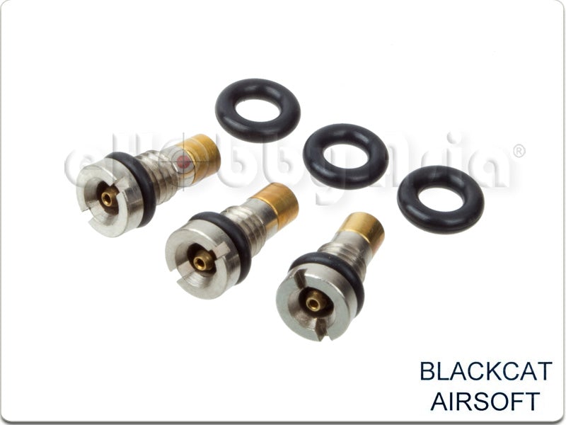 Blackcat Airsoft Inlet Valve for WE GBB Mag/Grenade Cartridge (3pcs)