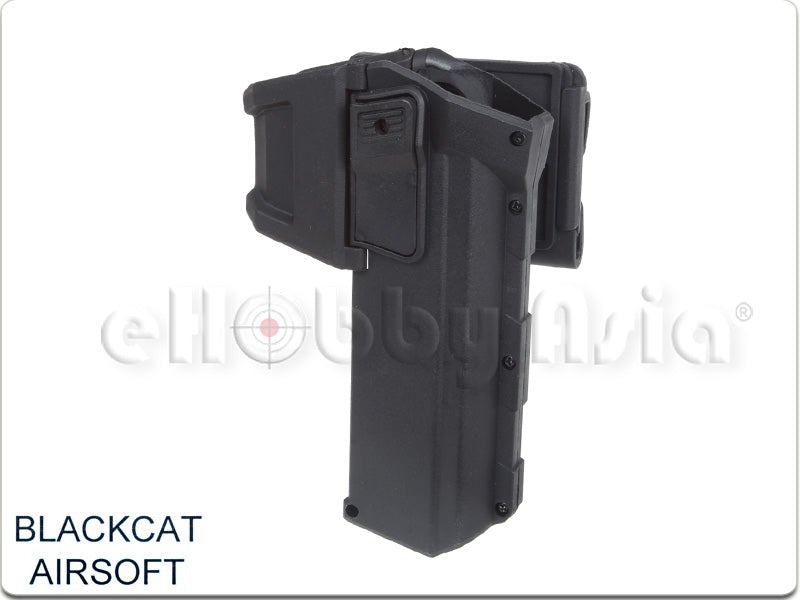 Blackcat Tactical Molle Holster for G17/G18C Pistol (Black)