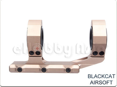 Blackcat 25/30mm Short Exteneded Dual Scope Mount (Tan)