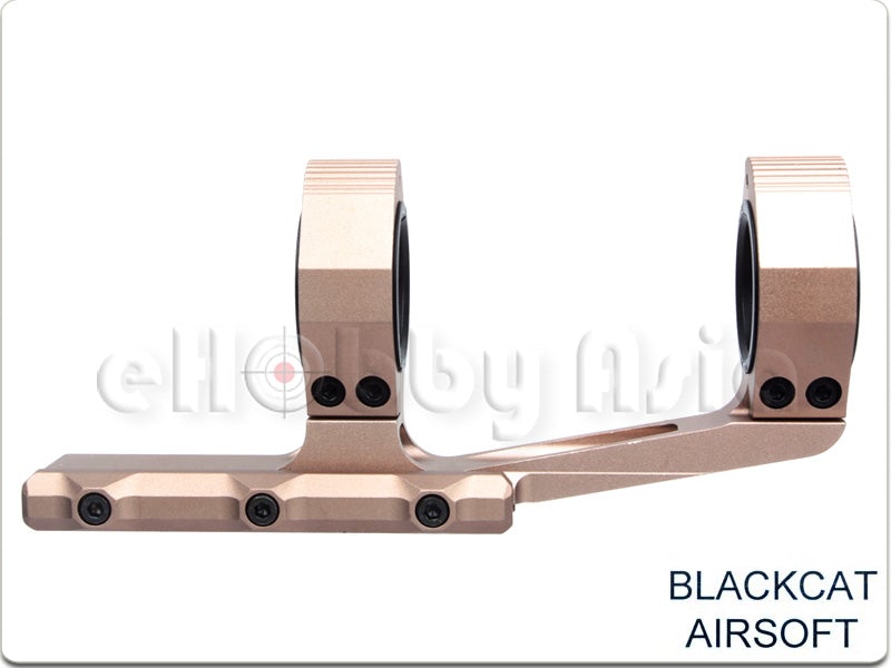 Blackcat 25/30mm Long Exteneded Dual Scope Mount (Tan)