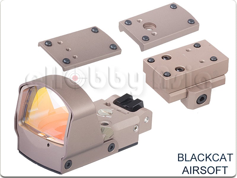 Blackcat PD Red Dot Sight Set (Tan)