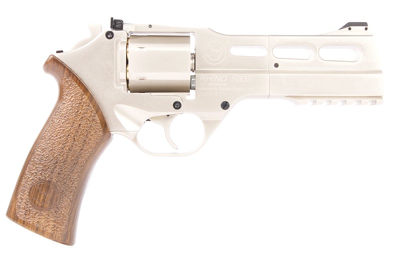 BO Manufacture (Wingun) Chiappa Rhino 50DS .357 Magnum Style CO2 Revolver (Silver)
