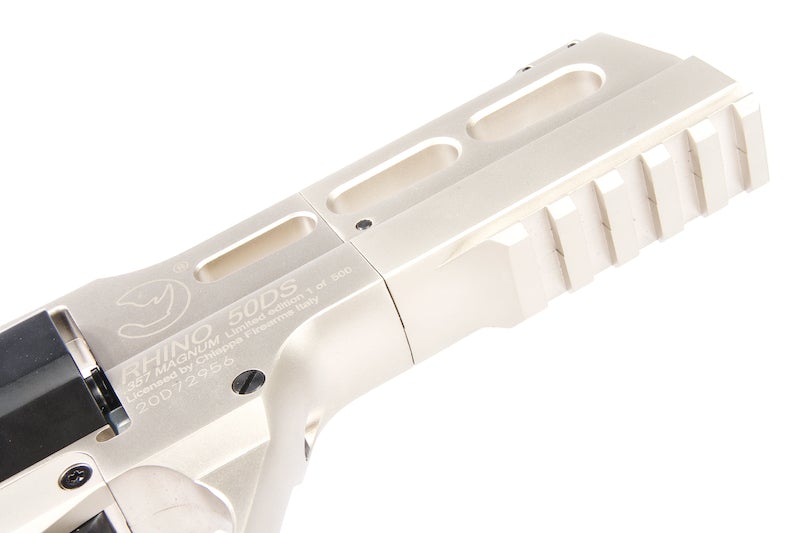BO Manufacture (Wingun) Chiappa Rhino 50DS .357 Magnum Style CO2 Revolver (Limited Edition/ Silver)