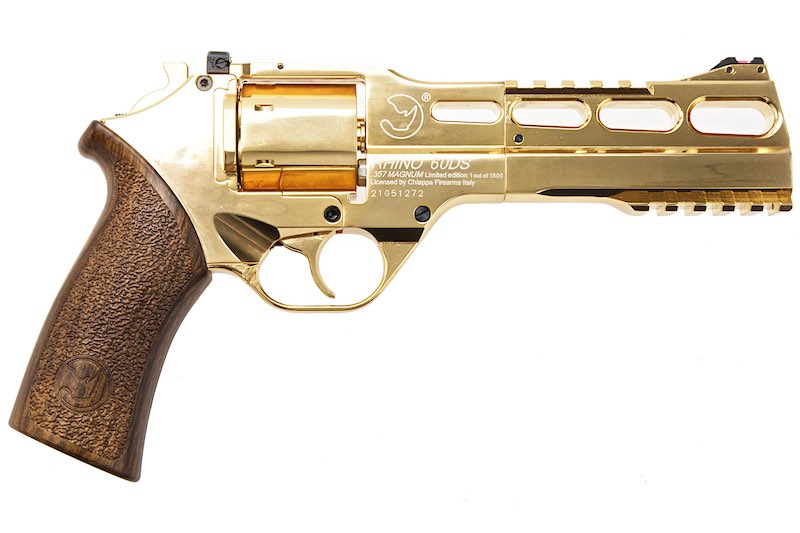 BO Chiappa Rhino 60DS .357 Magnum CO2 Revolver (Gold 18K/ Limited Edition)