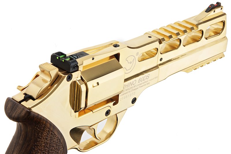 BO Chiappa Rhino 60DS .357 Magnum CO2 Revolver (Gold 18K/ Limited Edition)