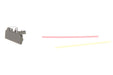 COWCOW Technology Fiber Optic Rear Sight Plate for Marui Hi-Capa GBB Pistol