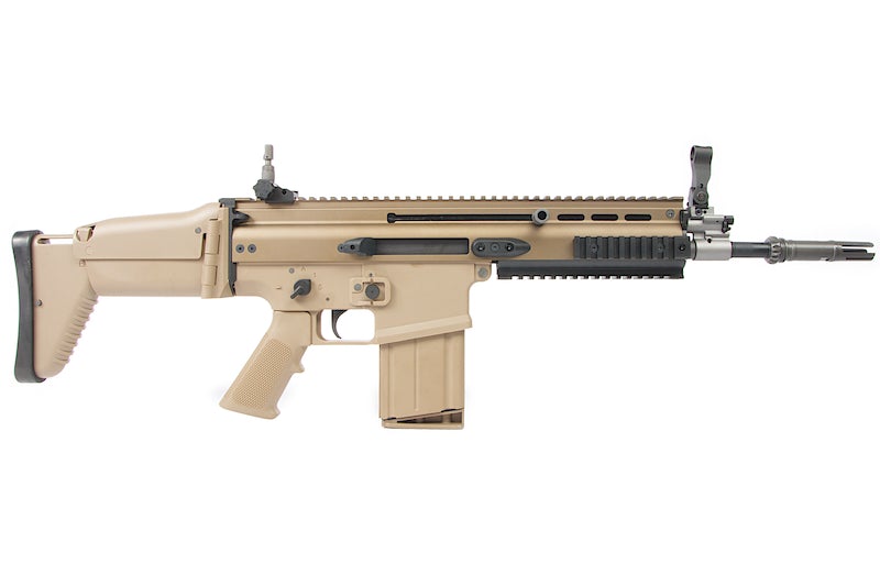 Cybergun (WE) SCAR-H Series Airsoft Gas Blow Back GBB Rifle (Tan)