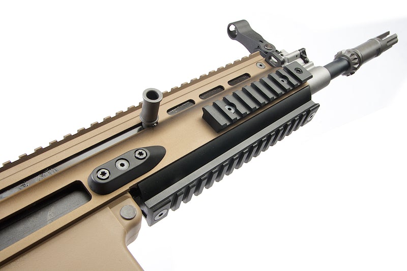 Cybergun (WE) SCAR-H Series Airsoft Gas Blow Back GBB Rifle (Tan)