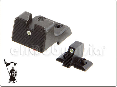 Crusader Steel High Front & Rear Sight Set for Umarex/VFC VP9 GBB