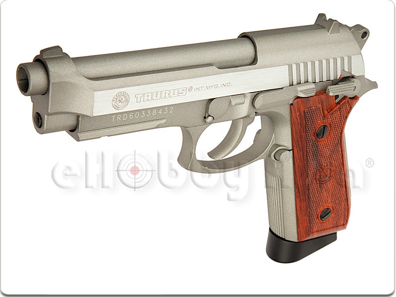 Cybergun (Win Gun) Taurus PT92 CO2 GBB (Hairline Silver)