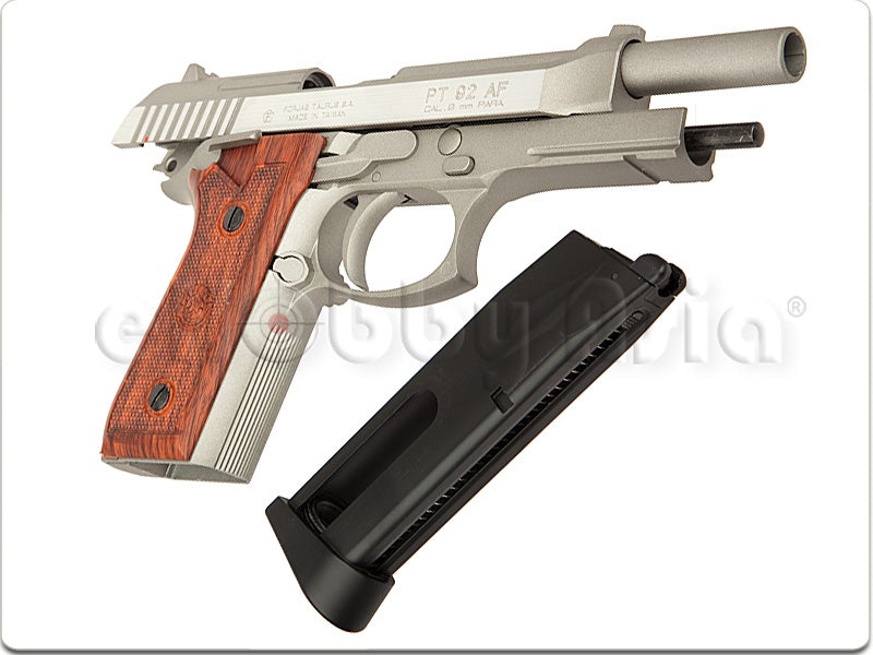 Cybergun (Win Gun) Taurus PT92 CO2 GBB (Hairline Silver)