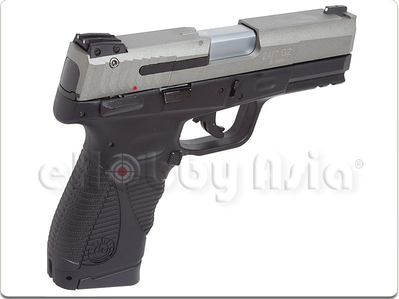 CYBERGUN (KWC) TAURUS 24/7 Gen2 CO2 GBB Pistol (Silver)