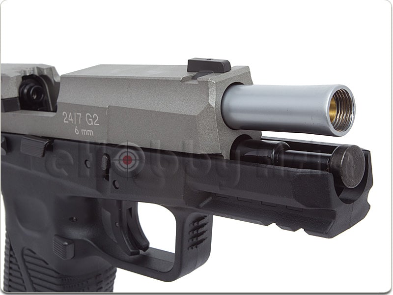 CYBERGUN (KWC) TAURUS 24/7 Gen2 CO2 GBB Pistol (Silver)