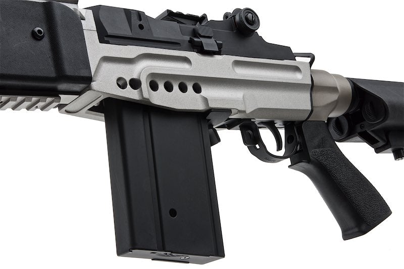 CYMA Metal M14 EBR Extended Stock AEG Airsoft (Silver)