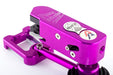DAA Race Master Holster (New Magnetic Insert Block) for Hi Capa Aluminum Grips (Right Hand / Purple)