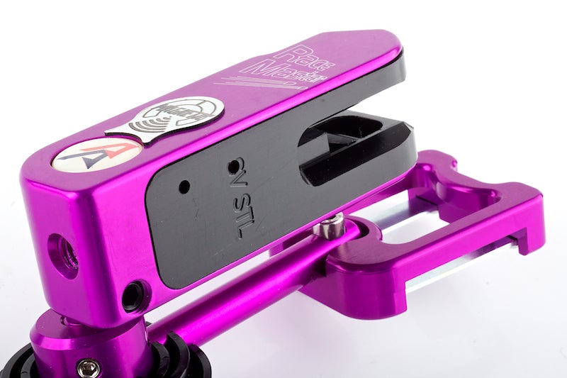 DAA Race Master Holster (New Magnetic Insert Block) for Hi Capa Aluminum Grips (Right Hand / Purple)