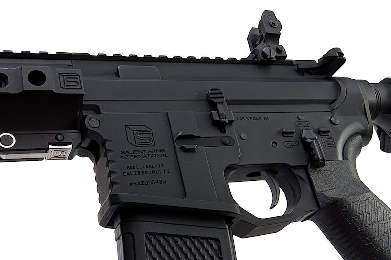 EMG (G&P) Salient Arms Licensed GRY M4 CQB AEG (Stubby Stock/ Black)