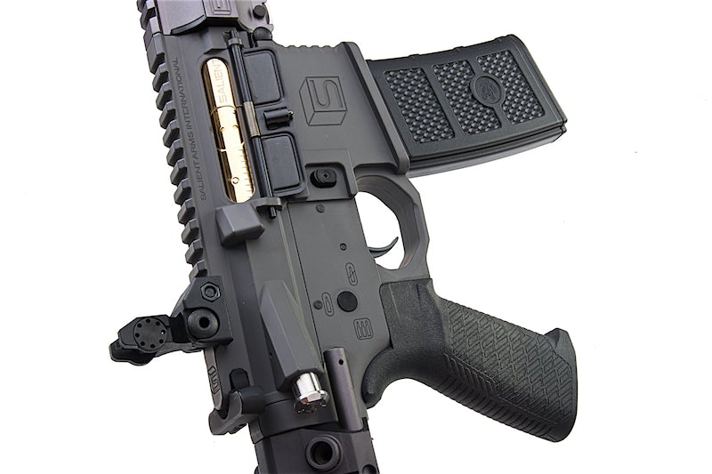 EMG (G&P) Salient Arms Licensed GRY M4 CQB Airsoft AEG with (PDW Stock/ Gray)