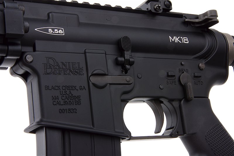 EMG (King Arms) Colt Licensed Daniel Defense 9" MK18 Airsoft GBB Rifle