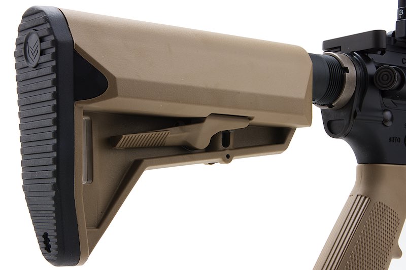 EMG (King Arms) Colt Licensed Daniel Defense 12.5" M4A1 SOPMOD Block2 Airsoft GBB Rifle (BK/ DE)