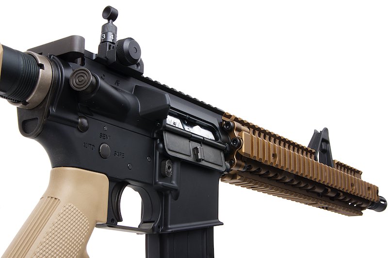 EMG (King Arms) Colt Licensed Daniel Defense M4A1 FSP Airsoft GBB Rifle (BK/ DE)