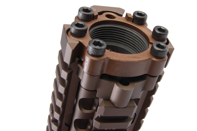 EMG Licensed CNC Aluminum Daniel Defense 12.5" M4A1 RIS II Airsoft Handguard (Dark Earth/ FSP)
