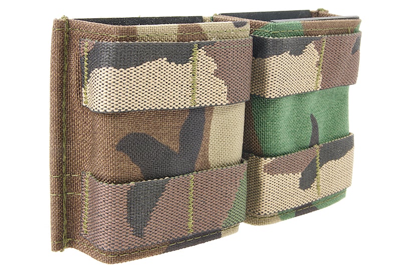 Esstac 5.56 Double KYWI Shorty Pouch (Woodland)