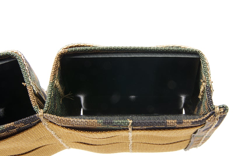 Esstac 5.56 Double KYWI Shorty Pouch (Woodland Marshall)