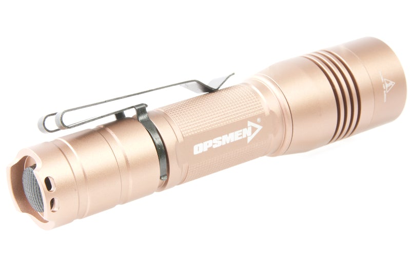 OPSMEN FAST 502 Tactical Flashlight (800 Lumen/ Tan)