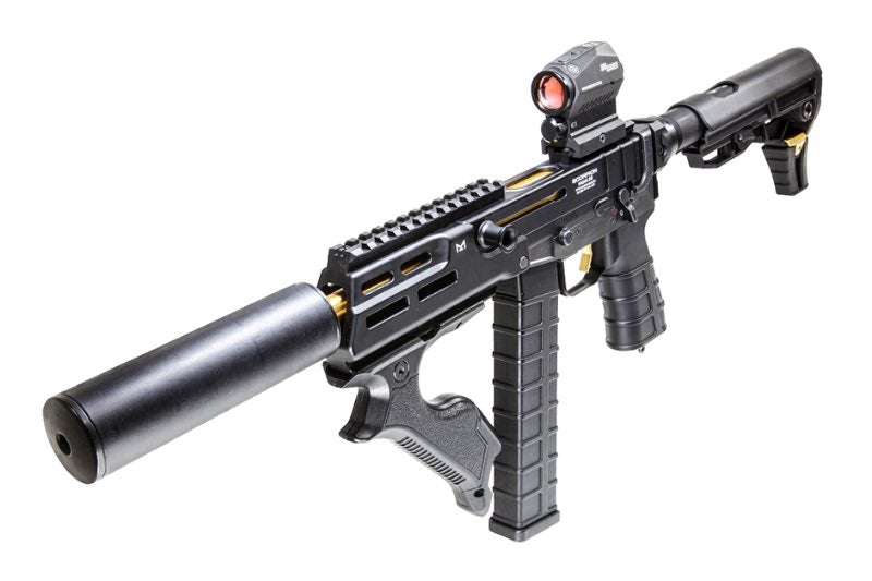 First Factory Picatinny Rear Stock Base for Marui Scorpion MOD.M / MOD.D / VZ.61 AEG