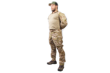 Flash Force Industries (FFI) Camo Gen 3 Combat Set w/ Kneepad (Multicam Arid/ Small)