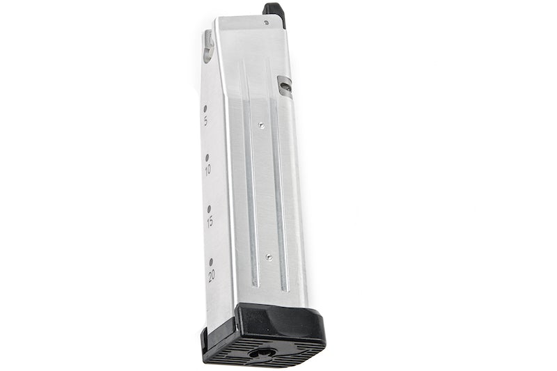FPR CNC Steel STI Route Type 31rds Gas Magazine (150mm) for Marui Hi-Capa 5.1 GBB