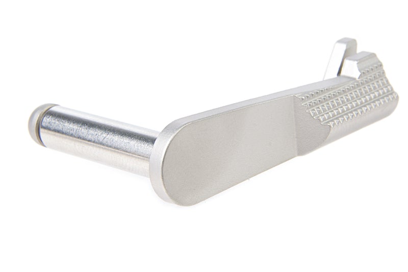 Guarder Stainless Slide Stop for Marui M1911 GBB Pistol (Silver)