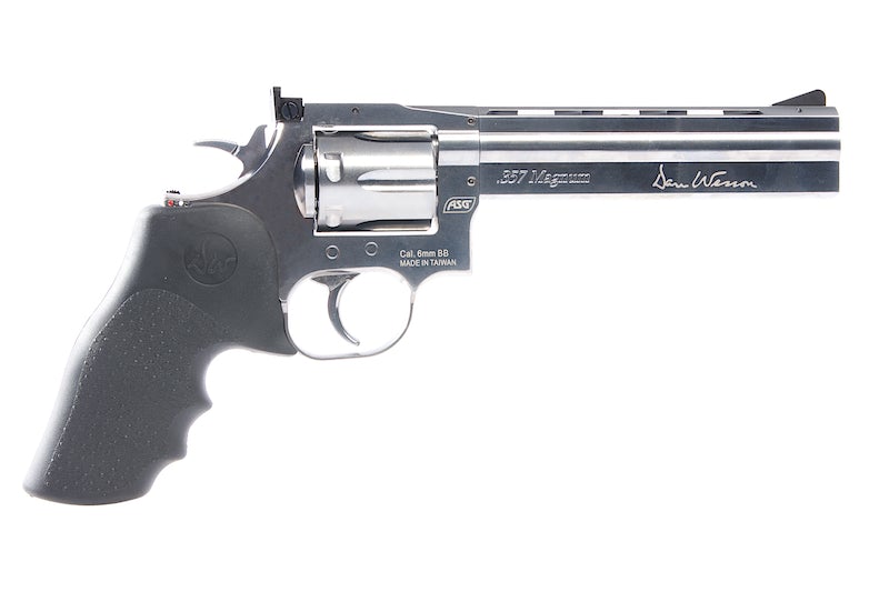 Gun Heaven ASG Dan Wesson 715 6 inch 6mm Co2 Revolver (Silver)