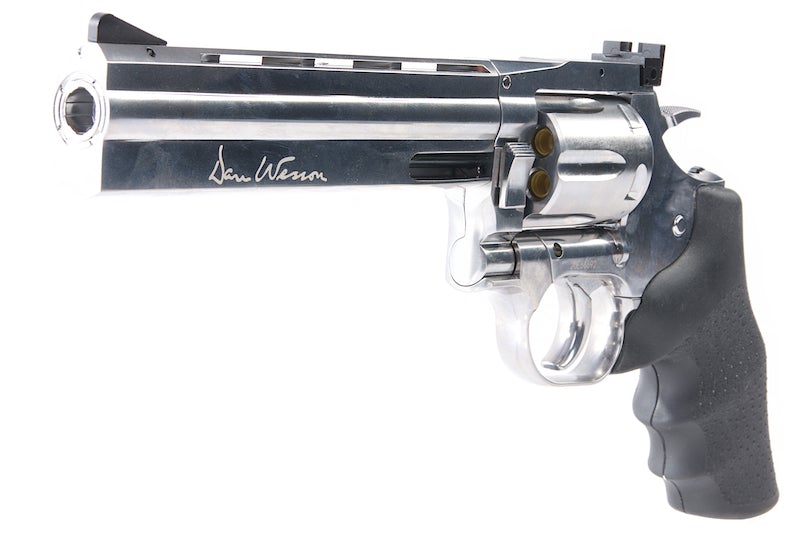 Gun Heaven ASG Dan Wesson 715 6 inch 6mm Co2 Revolver (Silver)