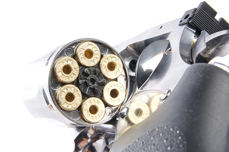 Gun Heaven ASG Dan Wesson 715 6 inch 6mm Co2 Revolver (Silver)