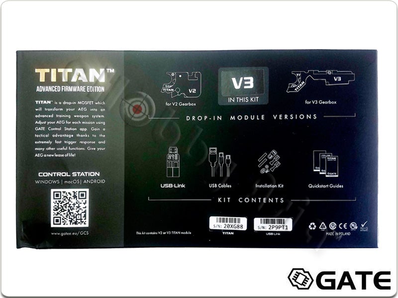 GATE TITAN Advanced Set for Ver.3 Gearbox