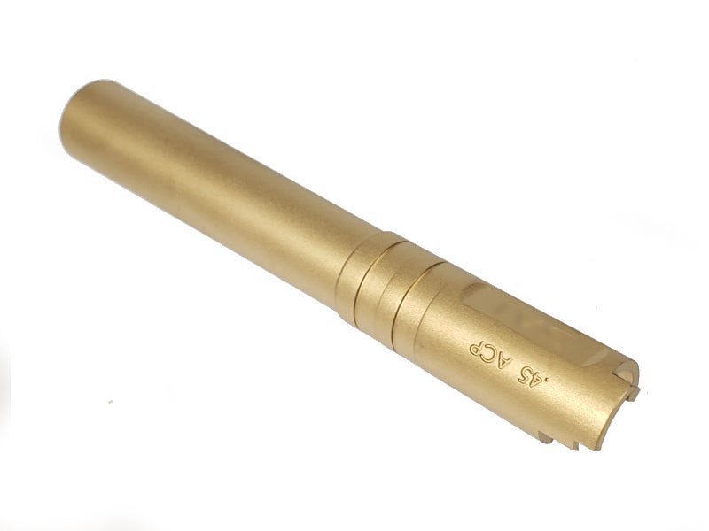5KU 5" Stainless Outer Barrel For Marui Hi-Capa 5.1 GBB (Gold)