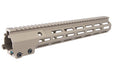 GHK CNC Aluminum URGI GEI Style 13.5 inch Handguard for GHK M4 Airsoft GBB