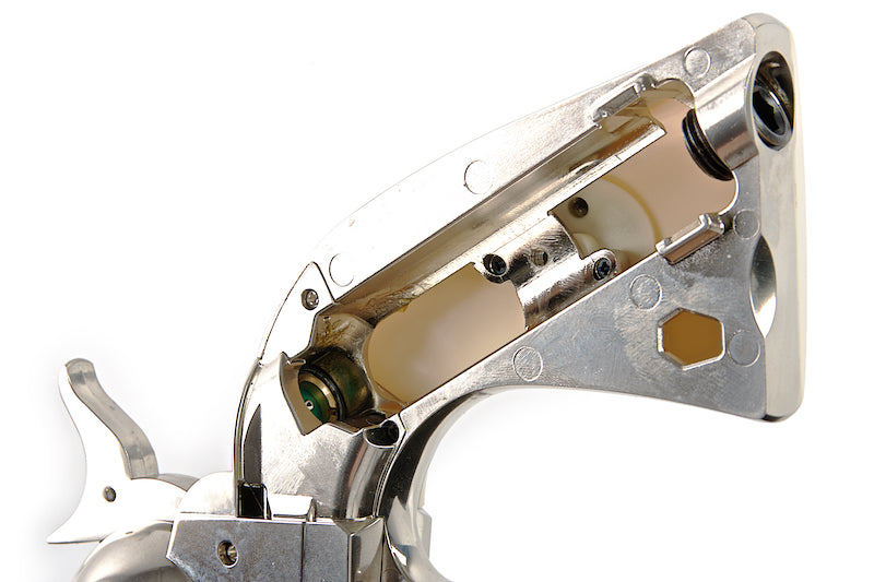 Umarex (WinGun) SAA .45 Co2 Metal Cowboy Police Revolver (Nickel Pearl/ 6mm)