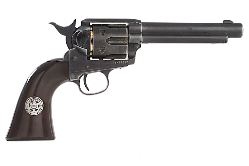Umarex (WinGun) SAA .45 Co2 Metal Revolver (Antique Black/ Cowboy Police Version/ Custom 6mm)
