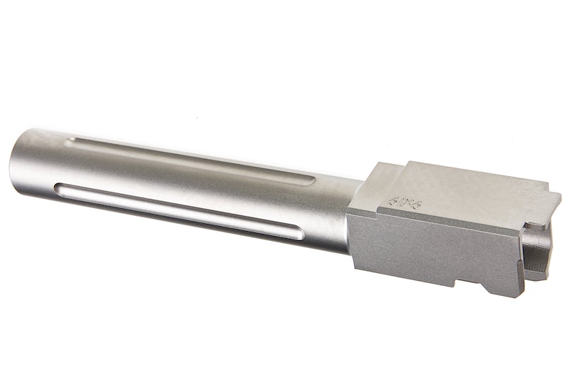 Guns Modify CNC SF Stainless Steel Fluted Barrel for Marui Model 17 GBB (Silver)