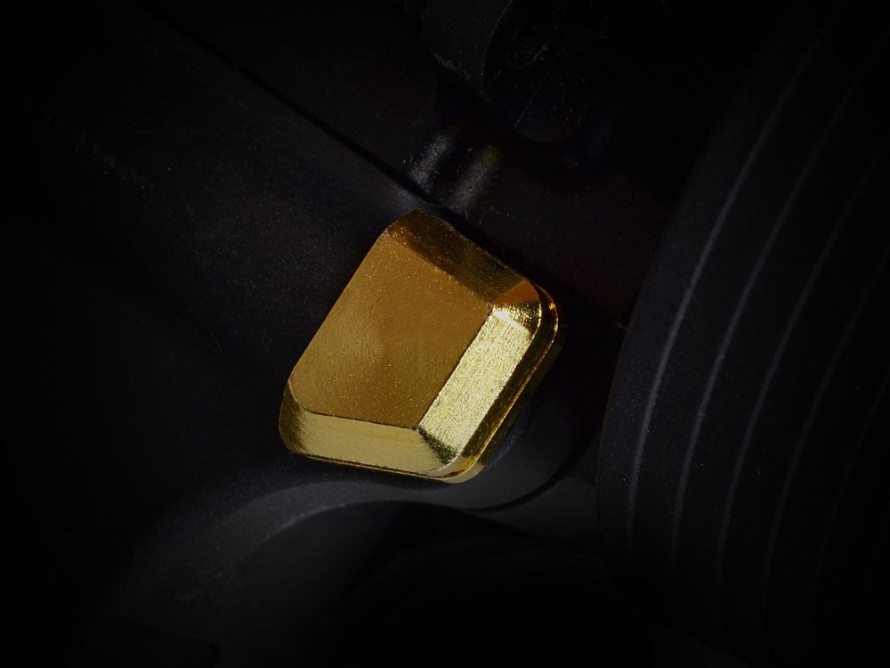 Strike Industries Steel Extended Pivot and Takedown Pins for AR GBB Rifle (Gold)